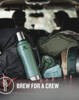 Stanley Classic Legendary Thermal 1.4L Flask (Hammertone Green) boot