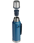 Stanley Classic Legendary Thermal 1.4L Flask (Hammertone Lake) lid off
