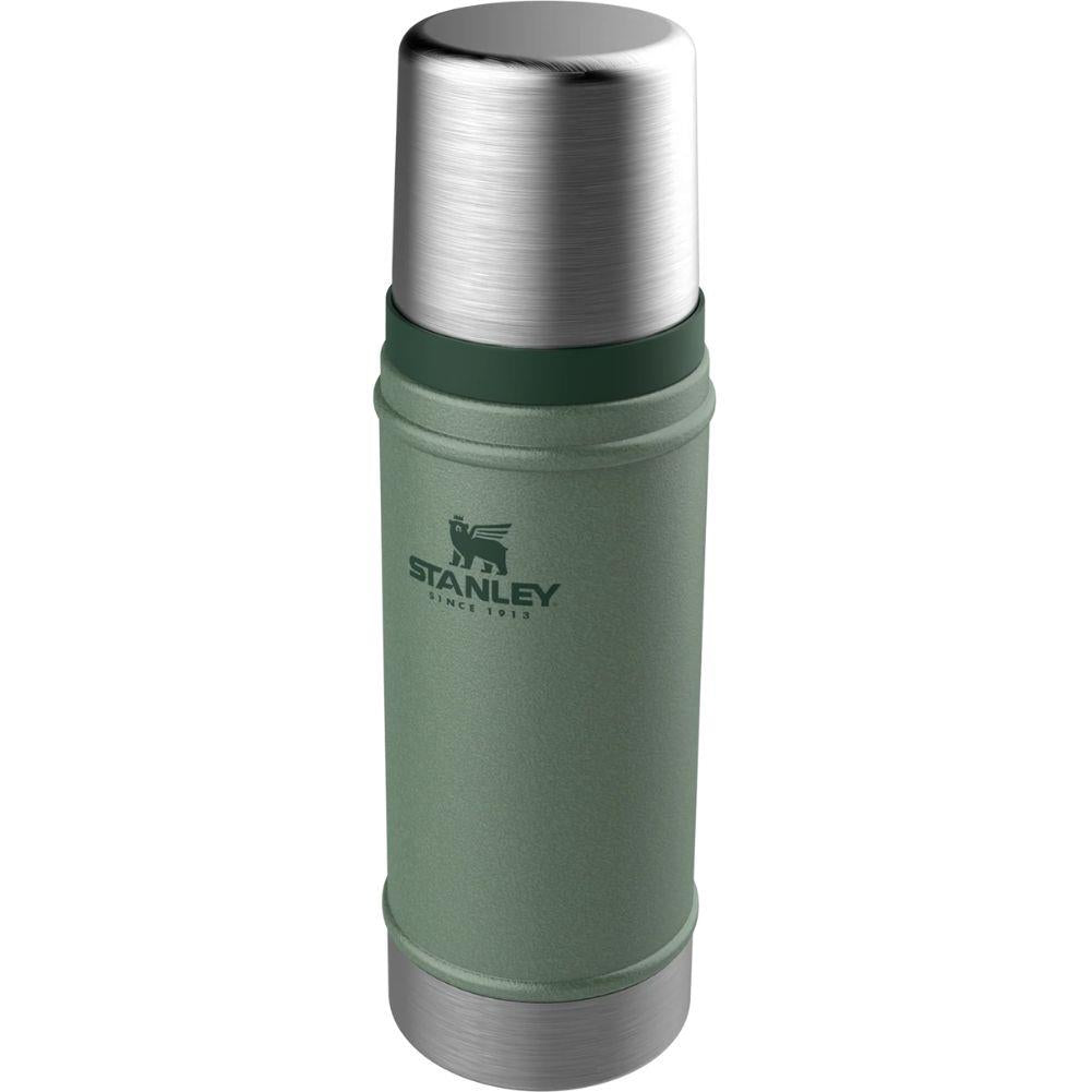 Stanley Classic Legendary Bottle 0.47L Flask (Hammertone Green) angled top