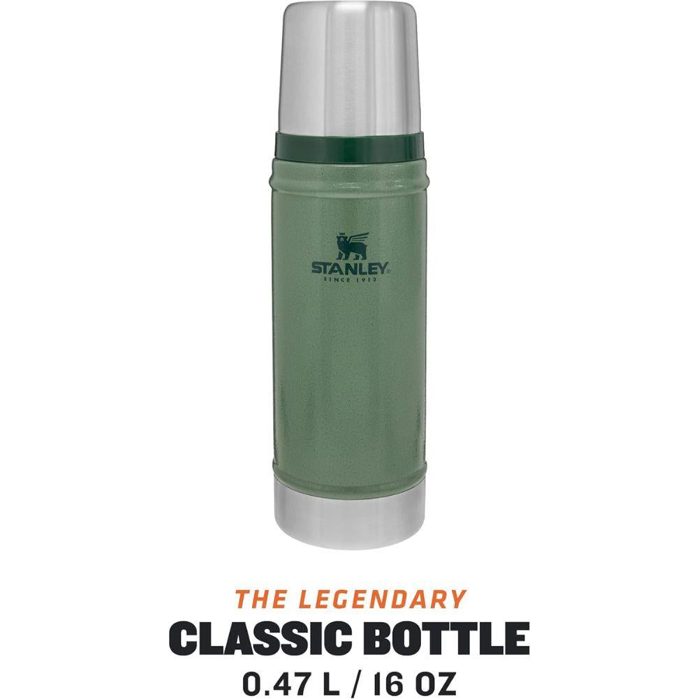 Stanley Classic Legendary Bottle 0.47L Flask (Hammertone Green) bottle 