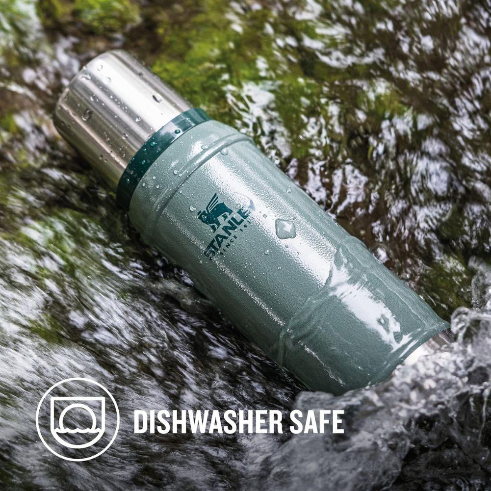 Stanley Classic Legendary Bottle 0.47L Flask (Hammertone Green) water