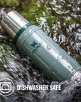 Stanley Classic Legendary Bottle 0.47L Flask (Hammertone Green) water