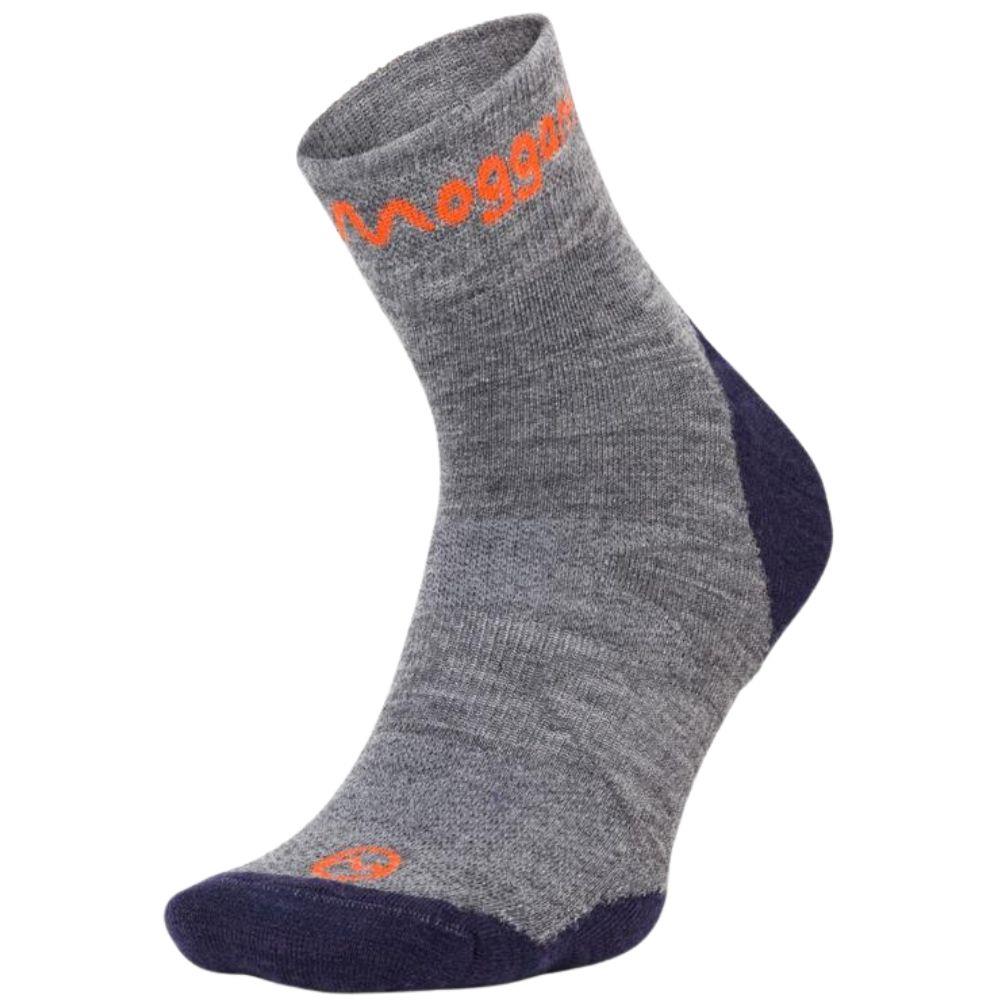 Moggans Lightweight Merino Ankle Socks (Grey)