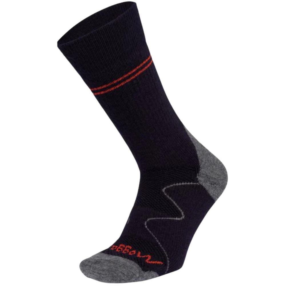 Moggans Hiking Full Cushion Merino Crew Socks (Navy Blue)