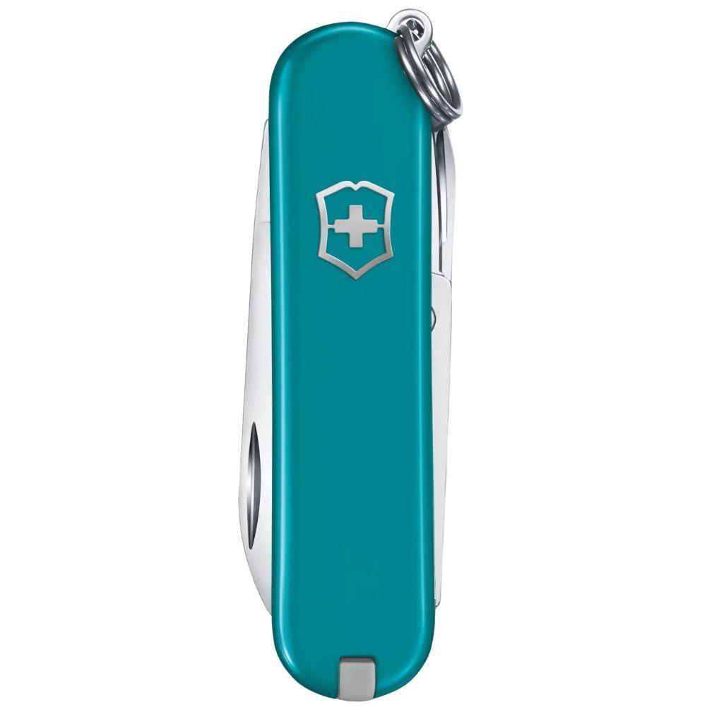 Victorinox Classic SD Swiss Army Knife (Turquoise) front