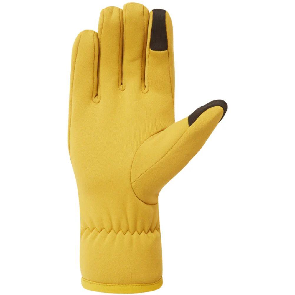 Montane Women&#39;s Fury Fleece Gloves (Ginkgo Gold) palm
