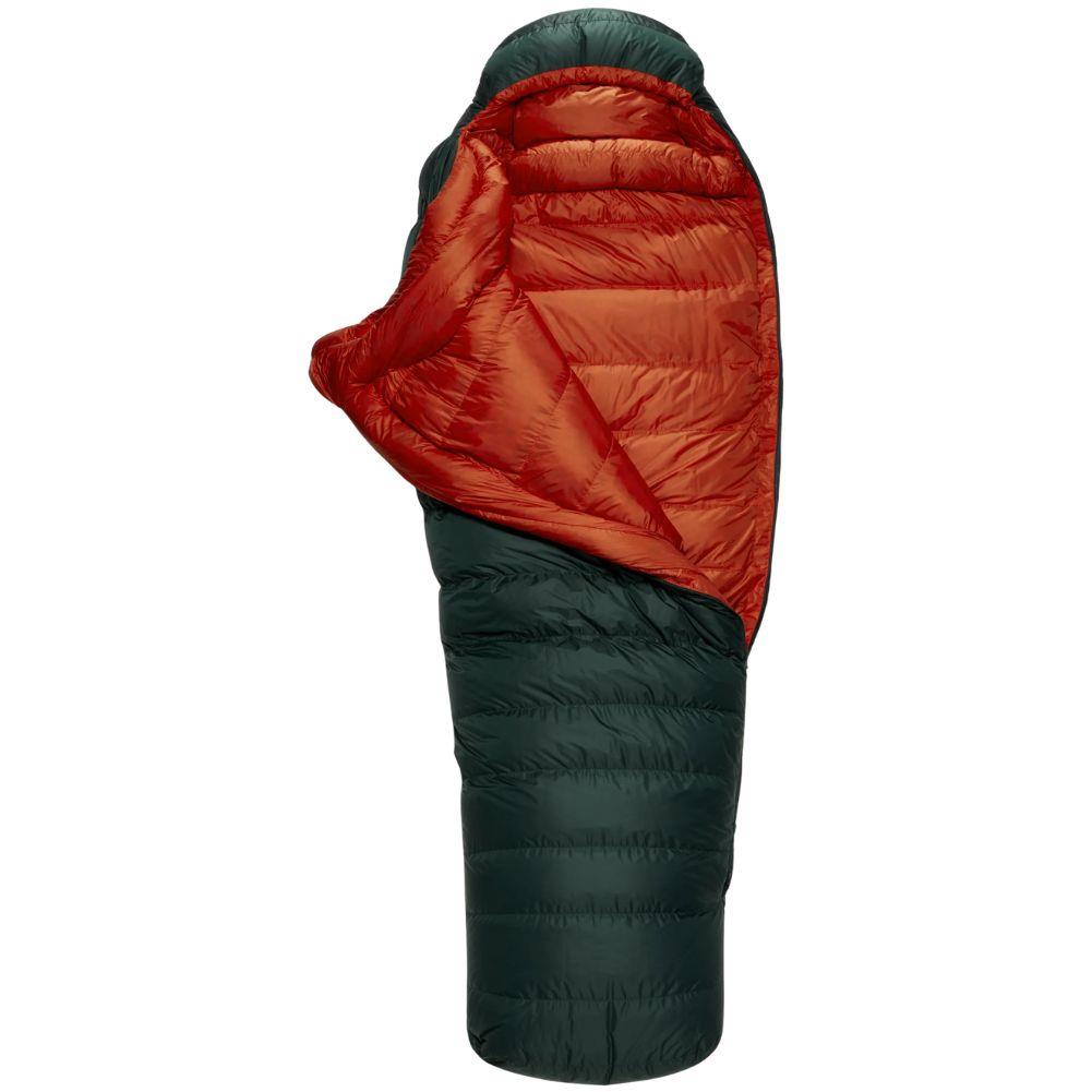 Rab Ascent 1100 Down Regular Sleeping Bag - Left Zip (Pine) open more