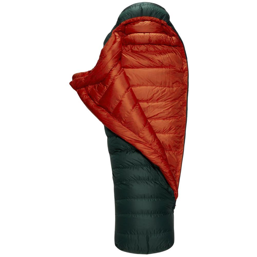 Rab Ascent 1100 Down Regular Sleeping Bag - Right Zip (Pine)open wider