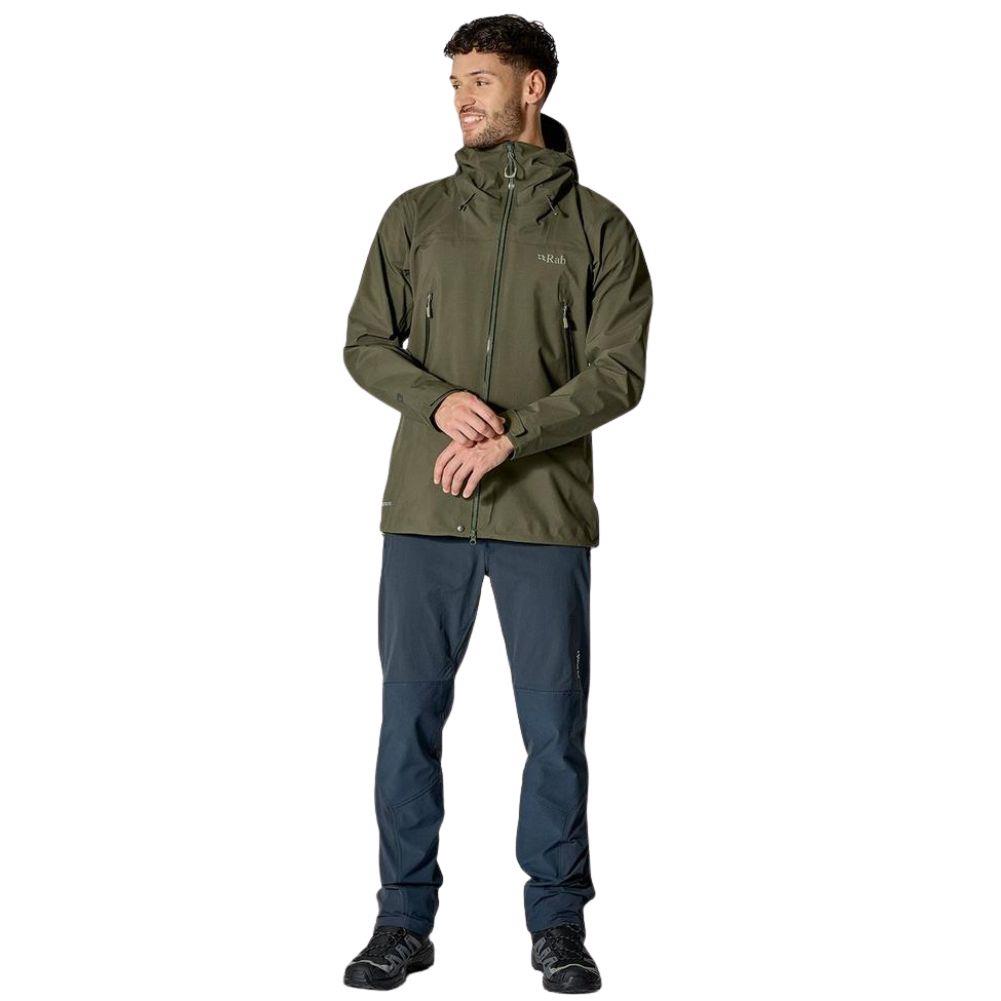 Rab Men's Kangri GORE-TEX Jacket (Olive (Olive)) full front