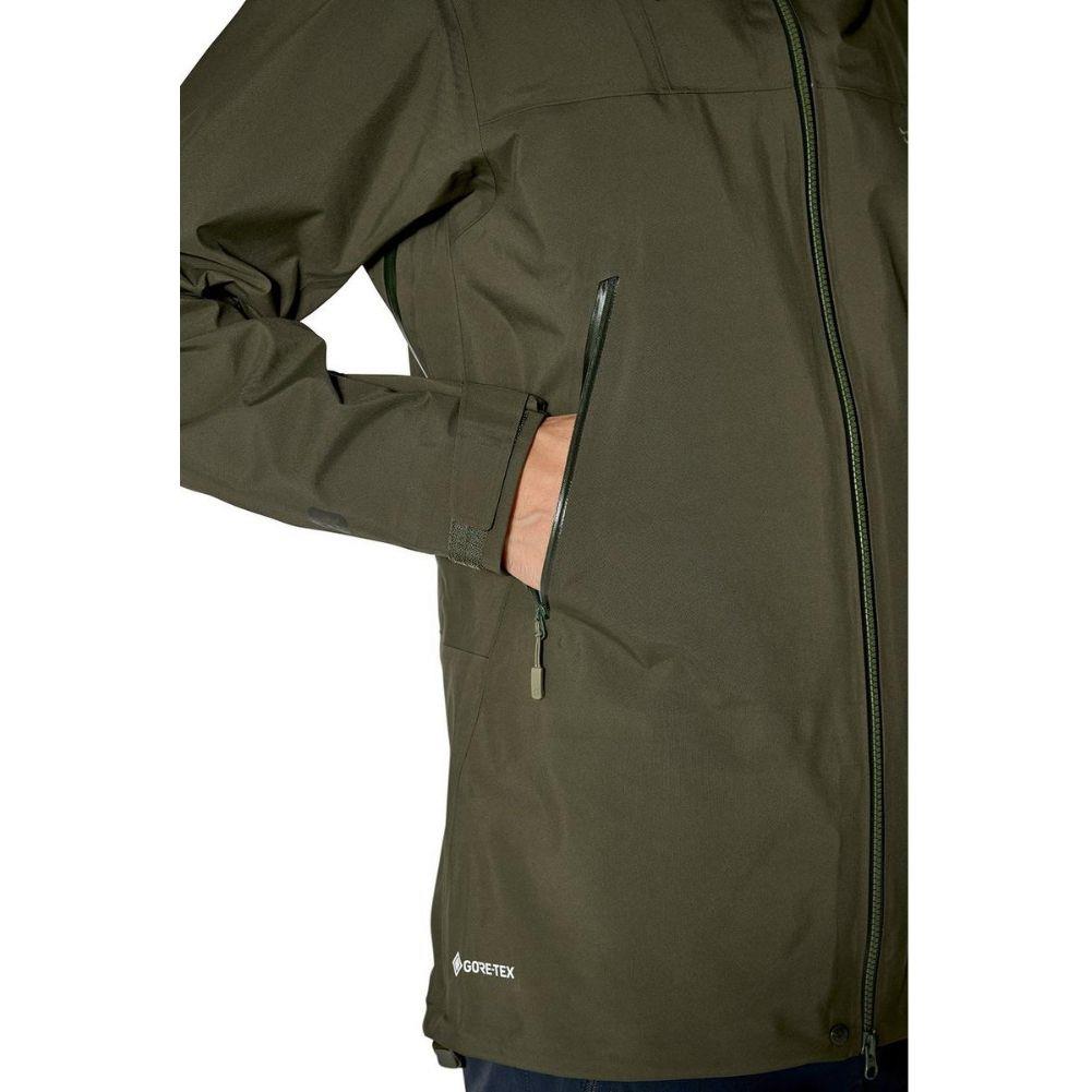 Rab Men's Kangri GORE-TEX Jacket (Olive (Olive)) hand in pocket
