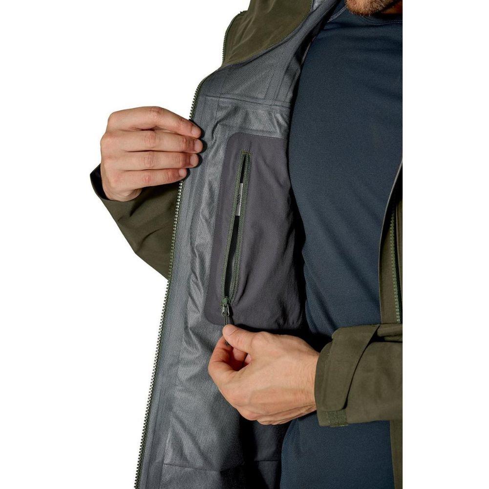 Rab Men's Kangri GORE-TEX Jacket (Olive (Olive)) inner zipper