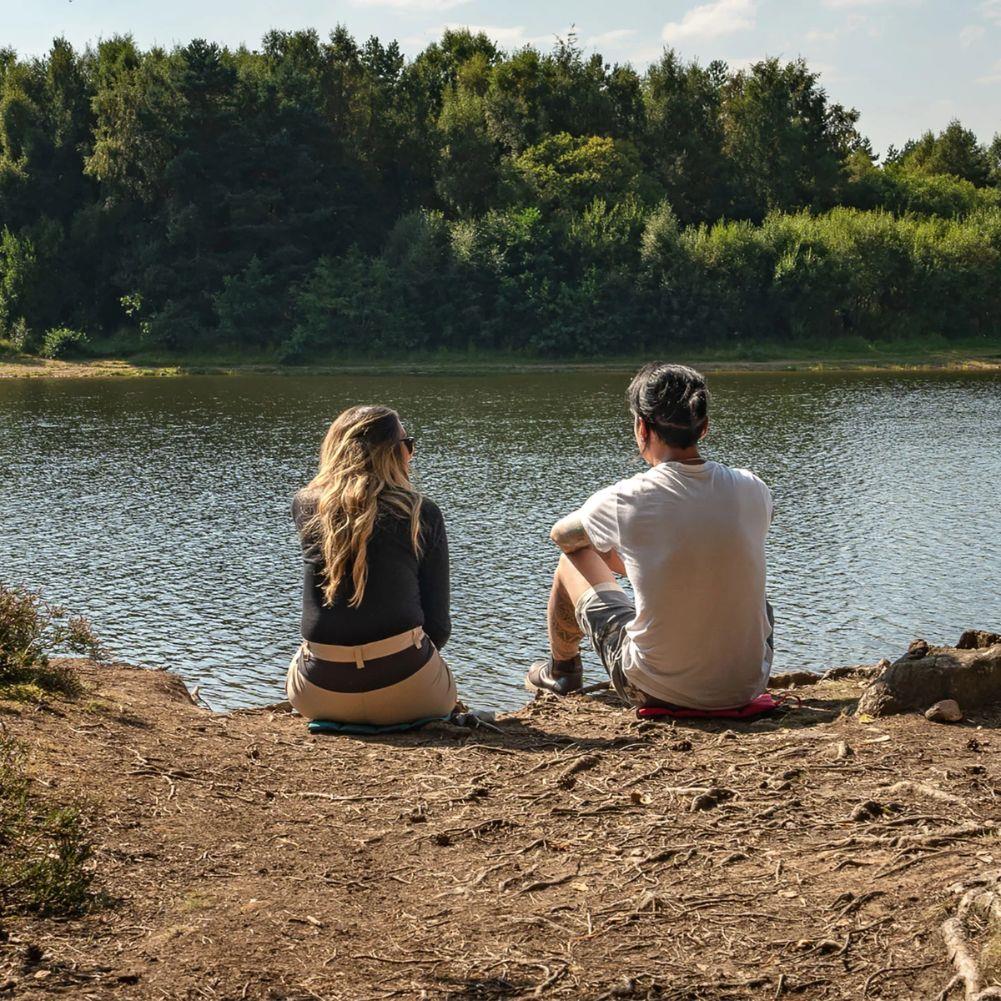 Highlander Folding Sit Mat (Black) more sitting