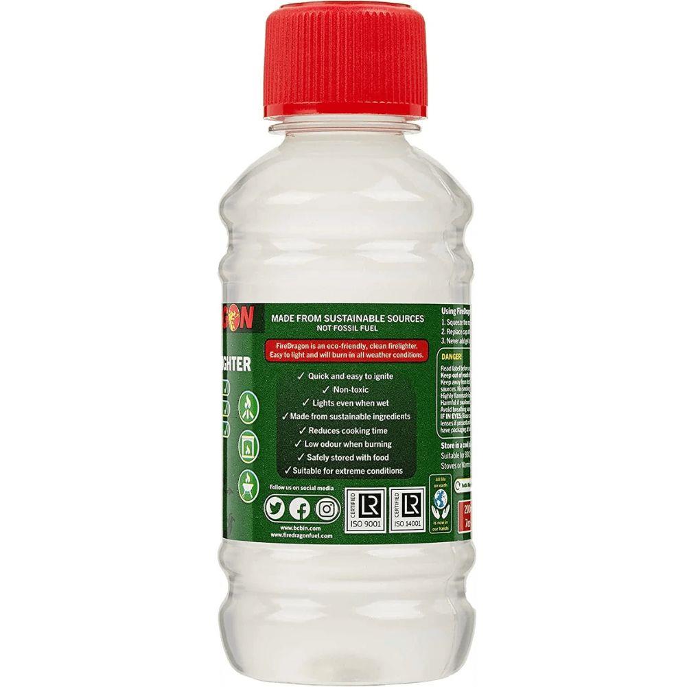 FireDragon Gel Firelighter 200ml back
