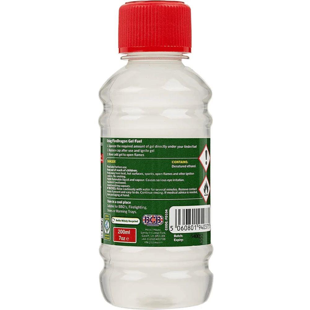 FireDragon Gel Firelighter 200ml Bottle