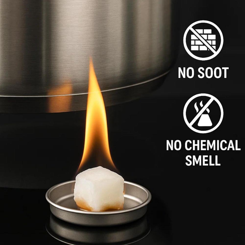 FireDragon Bio Solid Fuel Blocks (6 Pack) angle