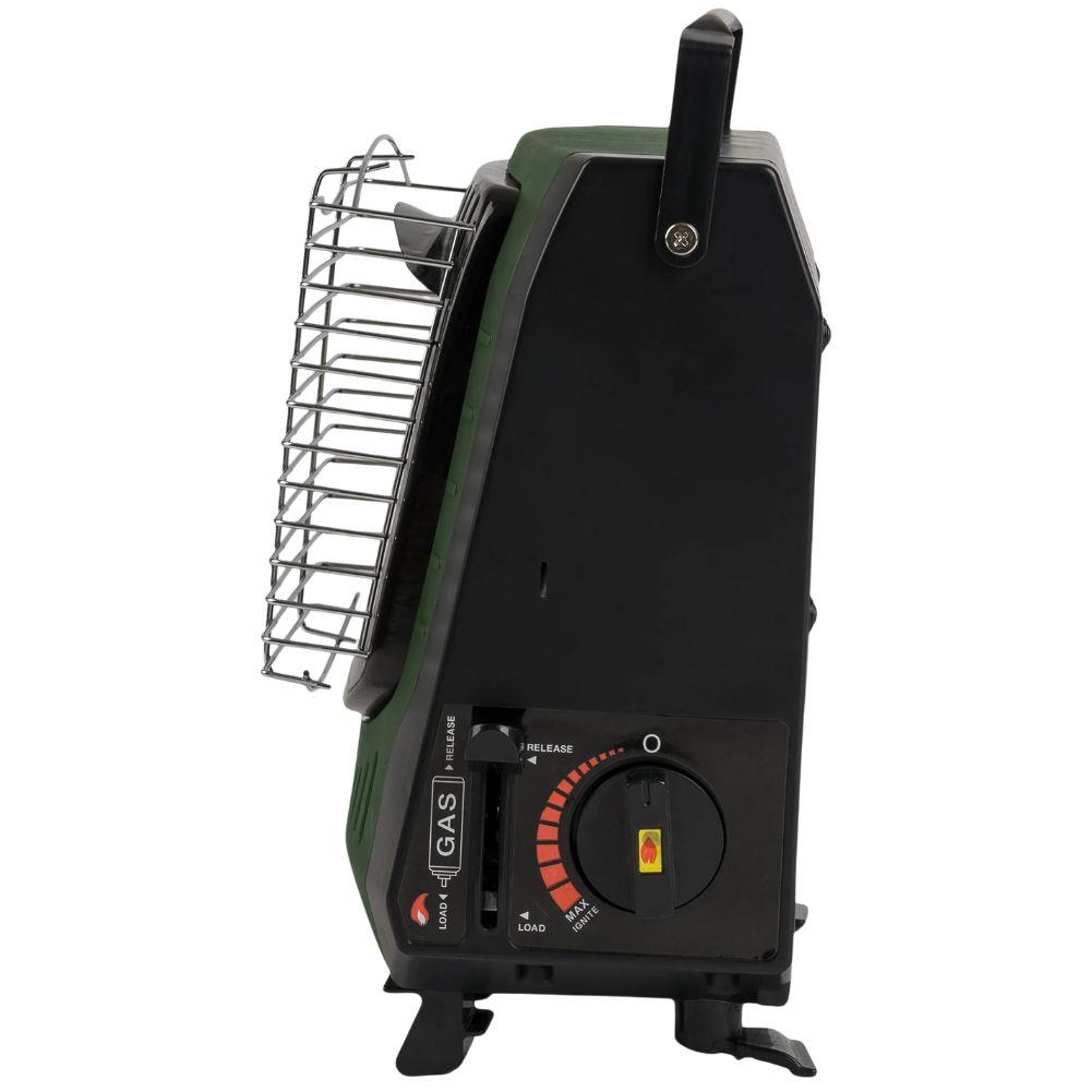 Highlander Compact Gas Heater (Green) side