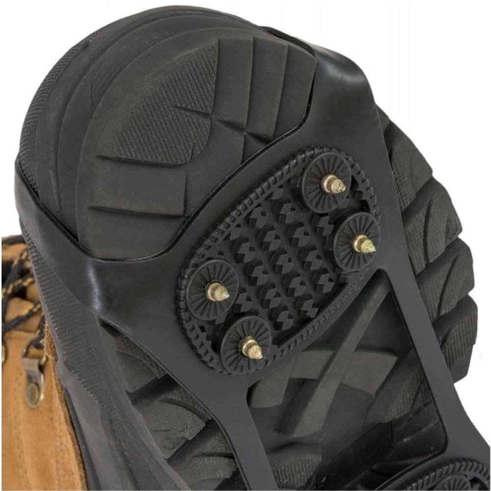 Highlander Snow + Ice Grippers close up shoe