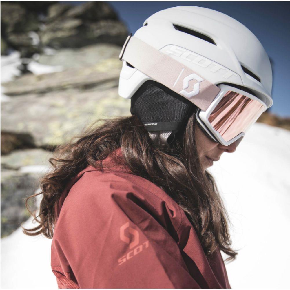 Scott Factor Unisex Snow Sports Goggle (Mineral Black/White,Enhancer S2) woman