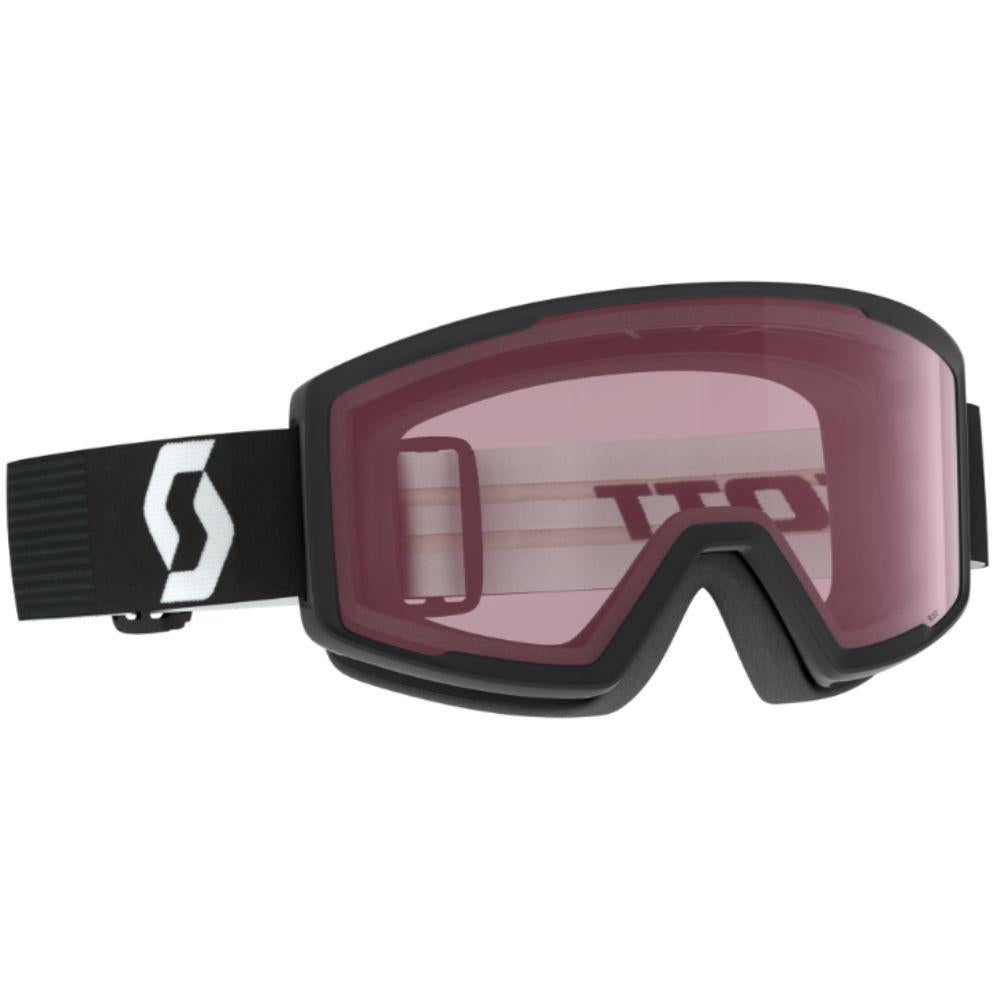 Scott Factor Unisex Snow Sports Goggle (Mineral Black/White,Enhancer S2)
