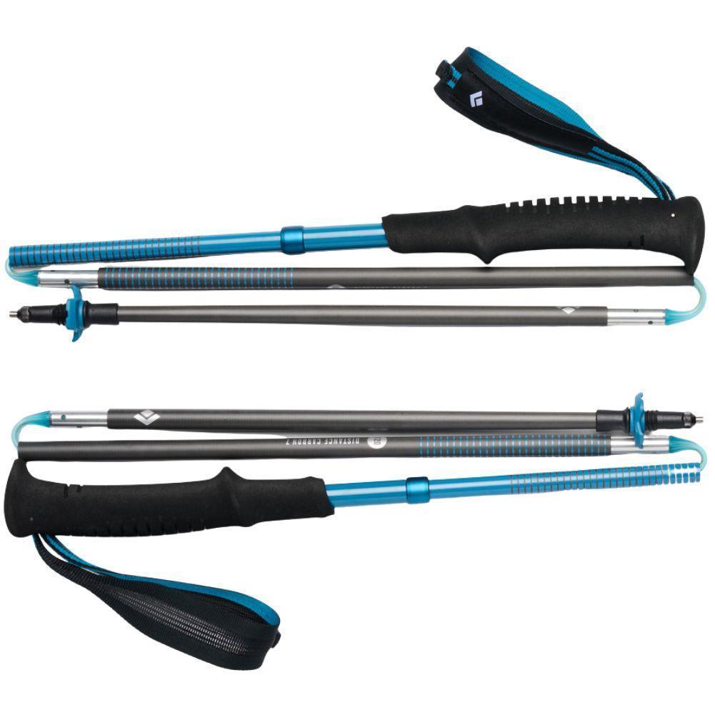Black Diamond Distance Carbon Z Trekking/Running Poles 110cm (Desert Sky) closed
