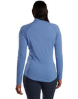 Montane Women's Dart XT Thermal Zip Neck T-Shirt (Cornflower) back