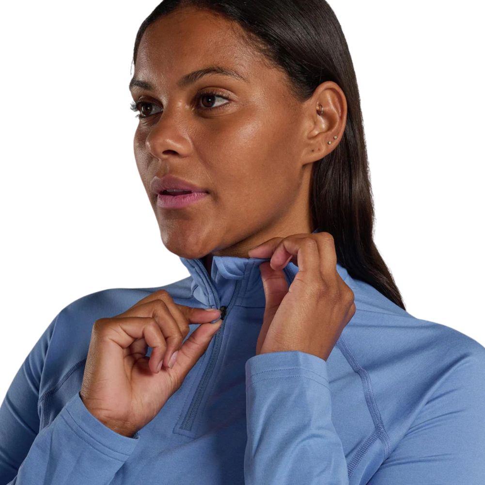 Montane Women's Dart XT Thermal Zip Neck T-Shirt (Cornflower) zip