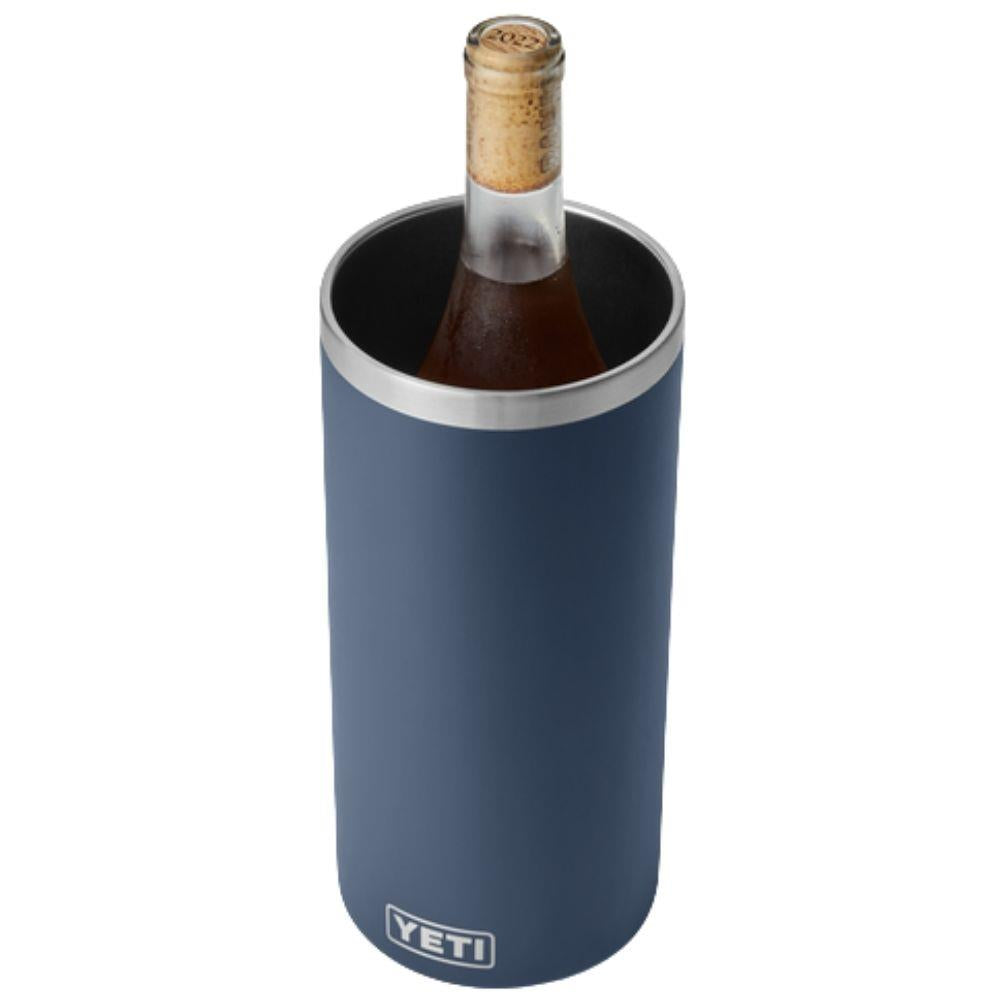 Yeti Rambler Wine Chiller (Navy) wine bottle