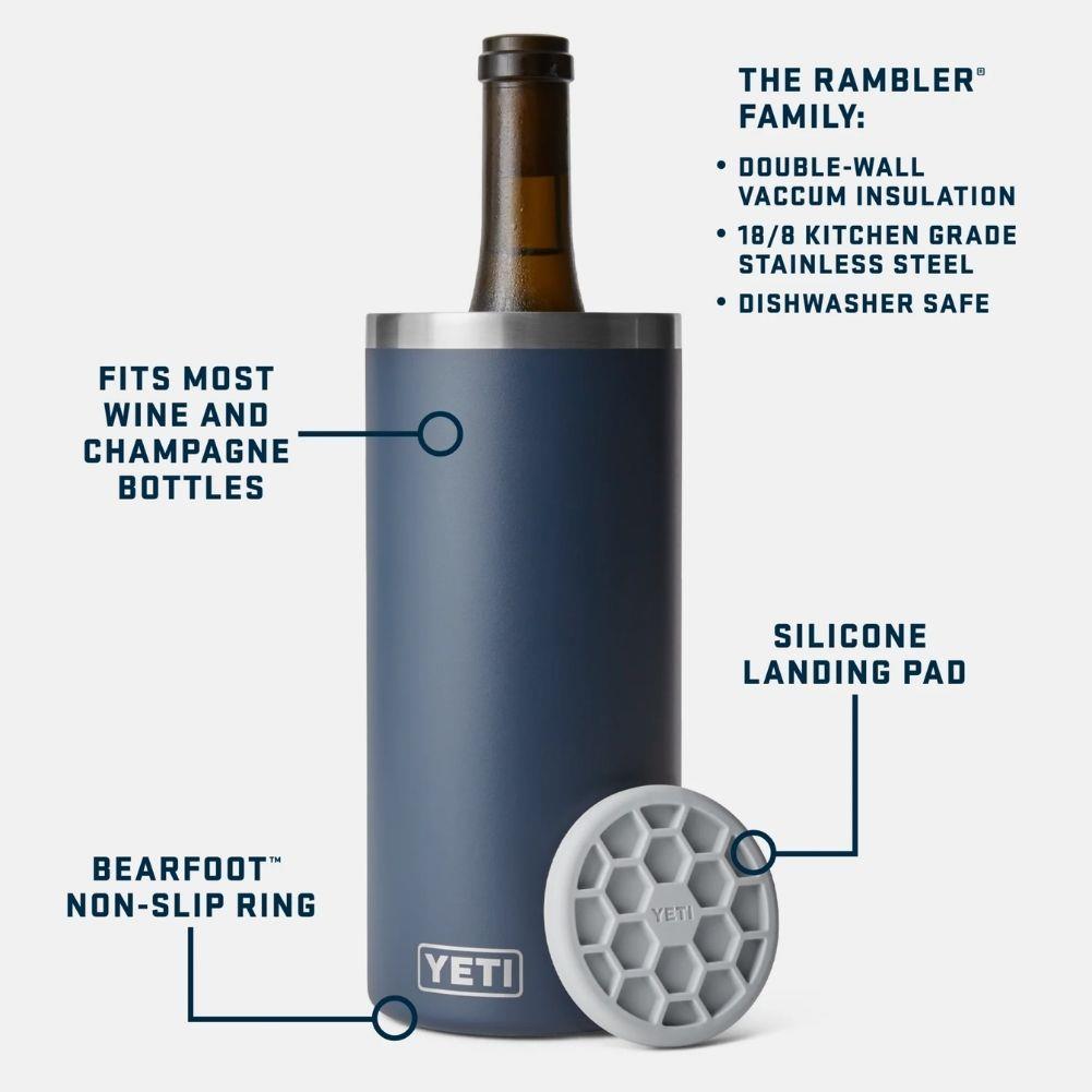 Yeti Rambler Wine Chiller (Navy) info