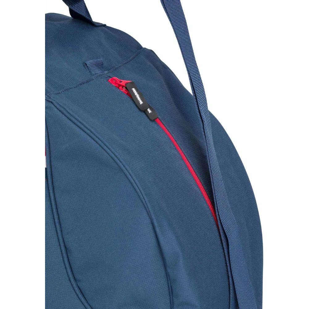 Rossignol Unisex's Strato Boot Bag (Dark Blue/Red Strip) back ipper