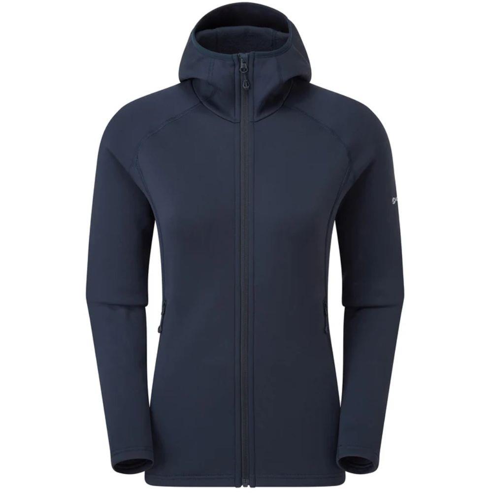 Montane Women's Fury Hooded Fleece Jacket (Eclipse Blue)