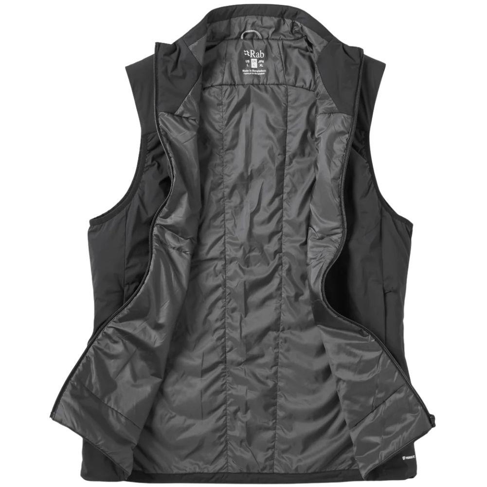 Rab Men's Xenair Insulated Vest (Black) open