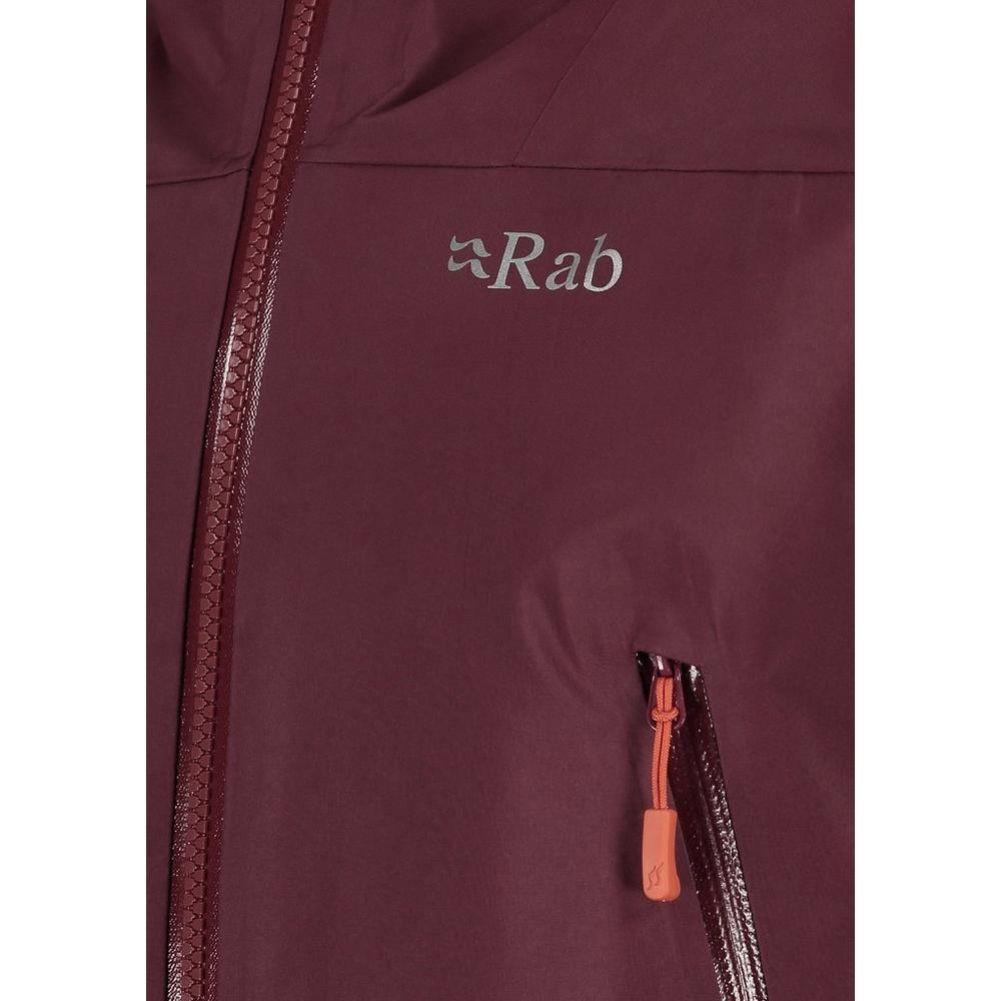 Rab Women's Kangri GORE-TEX Jacket (Deep Heather) zipper