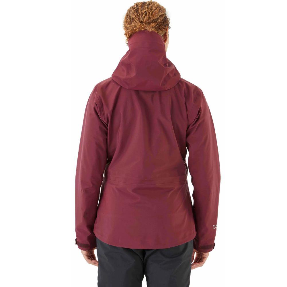 Rab Women's Kangri GORE-TEX Jacket (Deep Heather) model back