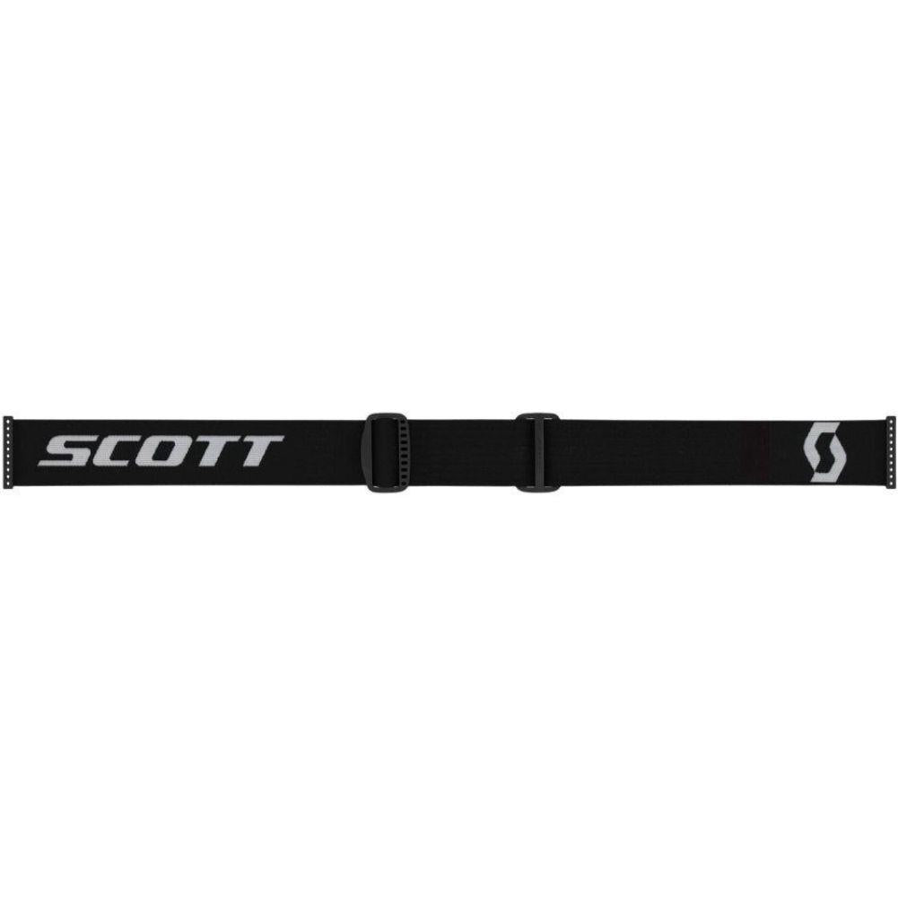 Scott Factor Pro Snow Sports Goggles (Mineral Black/White/ Illuminator Blue Chrome) strap