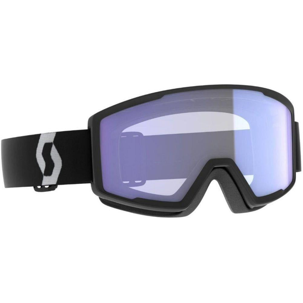 Scott Factor Pro Snow Sports Goggles (Mineral Black/White/ Illuminator Blue Chrome) front