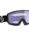 Scott Factor Pro Snow Sports Goggles (Mineral Black/White/ Illuminator Blue Chrome) front