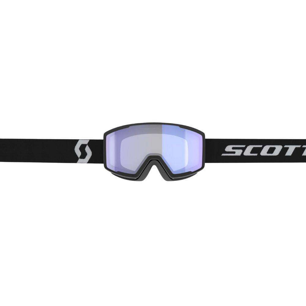 Scott Factor Pro Snow Sports Goggles (Mineral Black/White/ Illuminator Blue Chrome) front part