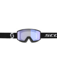 Scott Factor Pro Snow Sports Goggles (Mineral Black/White/ Illuminator Blue Chrome) front part