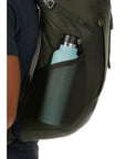 Lowe Alpine AirZone Active 25L Day Pack (Army) waterbottle
