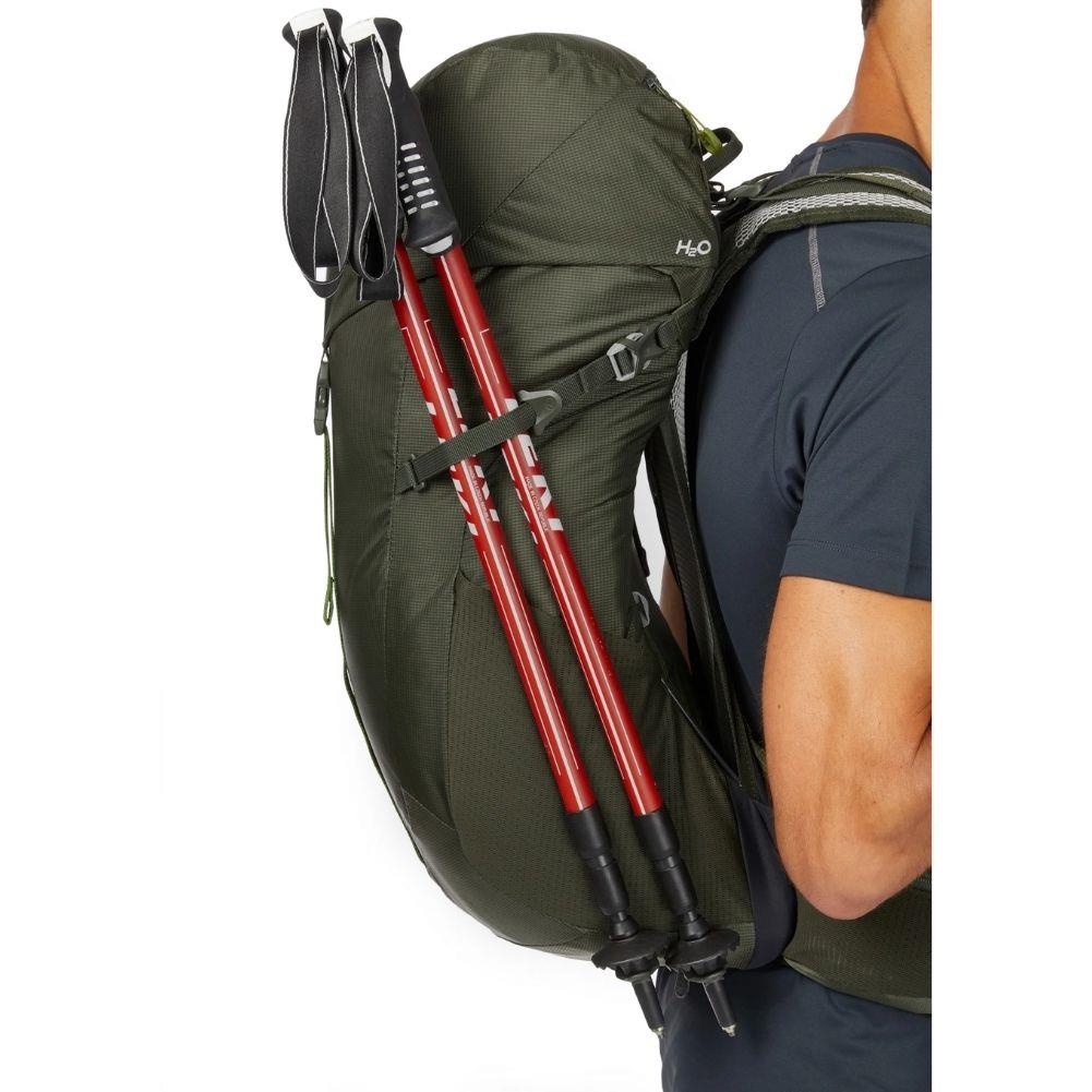 Lowe Alpine AirZone Active 25L Day Pack (Army) poles