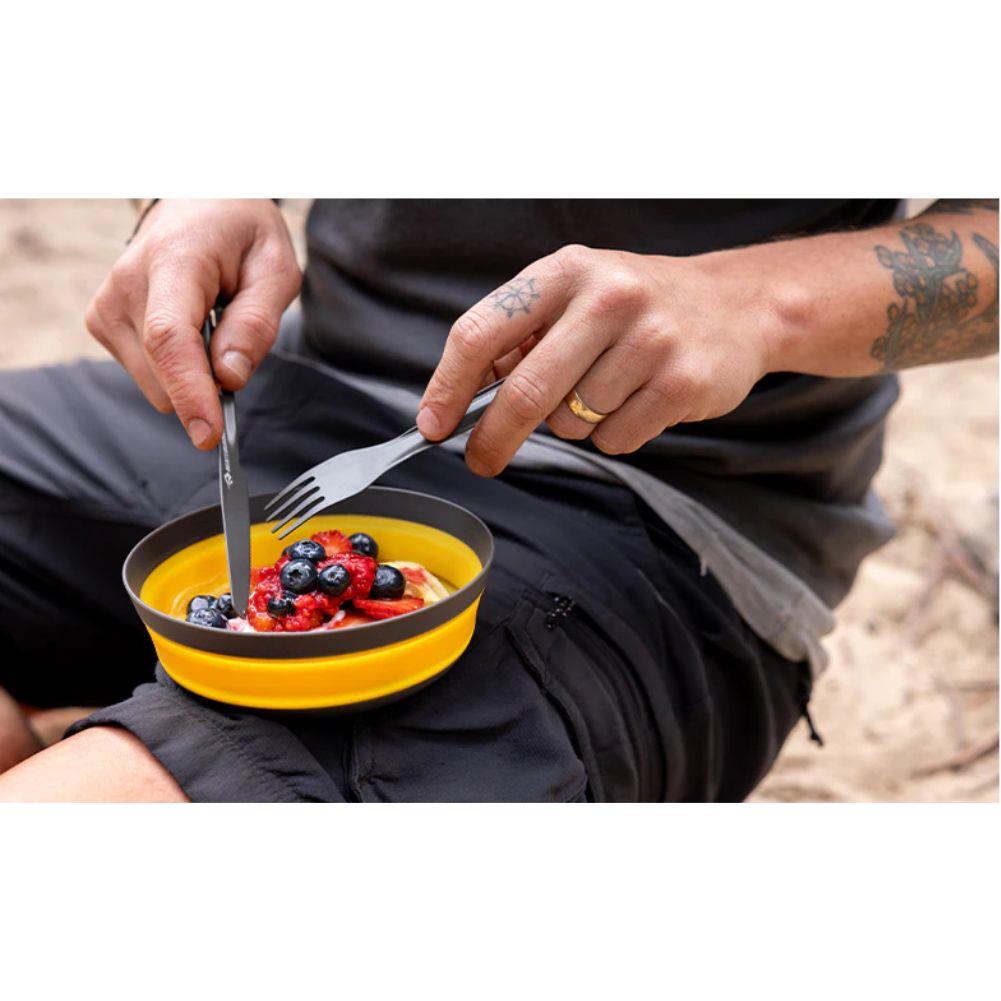 Sea to Summit Frontier UL Collapsible Bowl - Large (Sulphur Yellow) eating