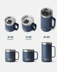 Yeti Rambler 10 oz (295 ml) Stackable Ceramic Lining Mug (White)