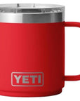 Yeti Rambler 10 oz (295 ml) Stackable Ceramic Lining Mug (Rescue Red)