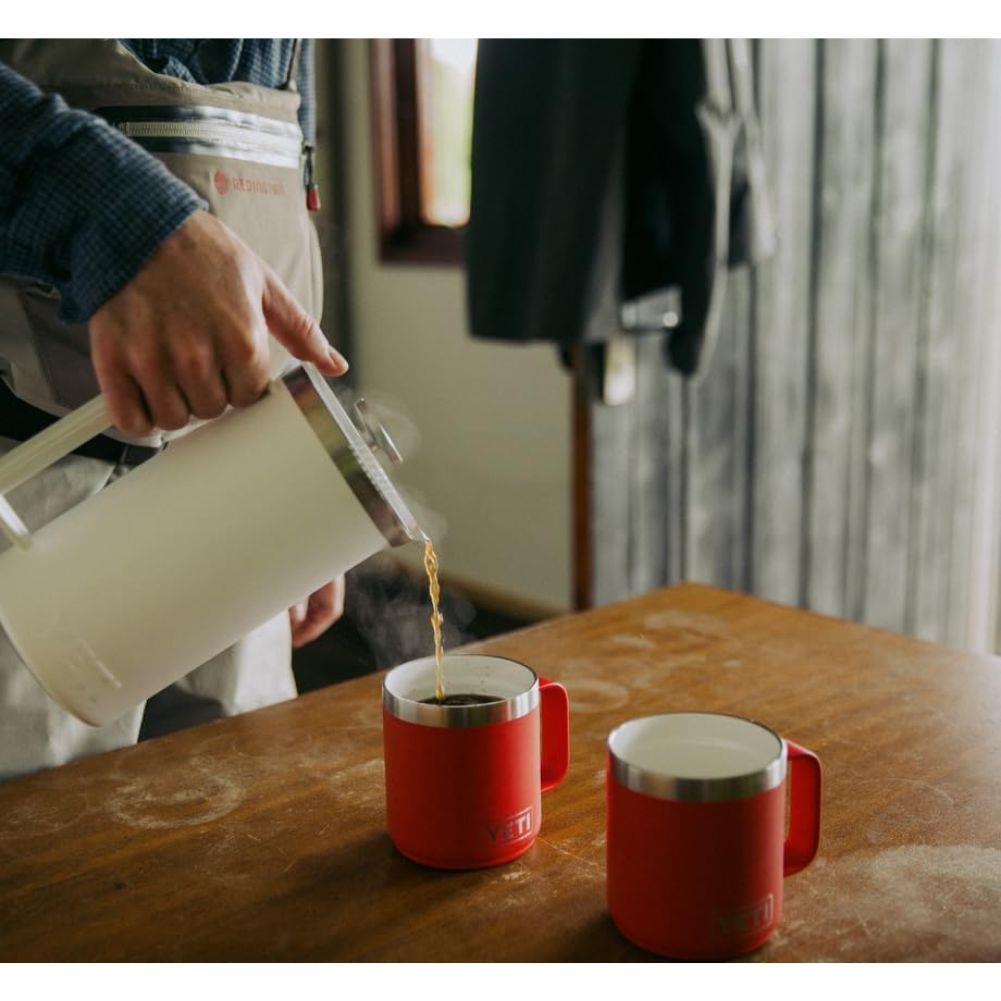 Yeti Rambler 10 oz (295 ml) Stackable Ceramic Lining Mug (Rescue Red)