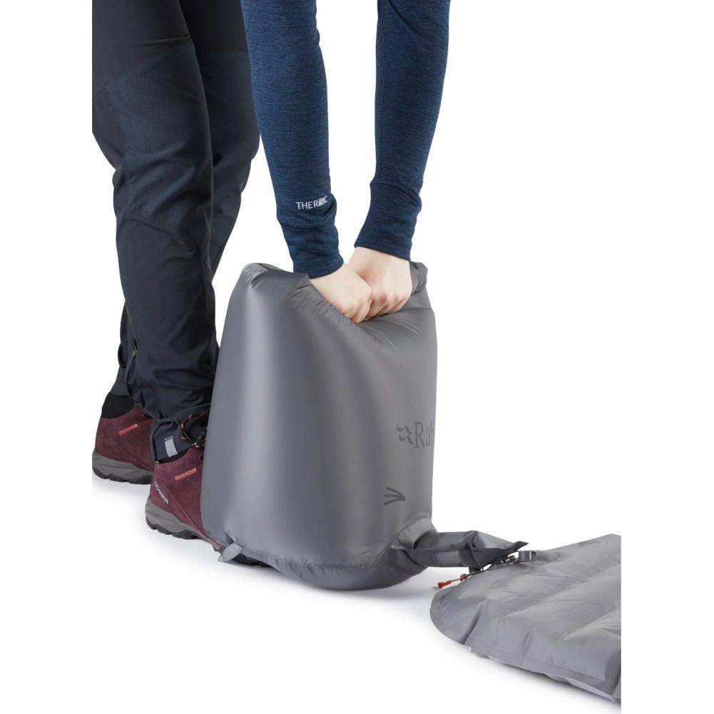 Rab Ultrasphere 4.5 Sleep Mat - Long Wide (Dark Pewter) pump