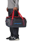 Patagonia Black Hole Duffel 40L (Smolder Blue w/Amanita Red) hand