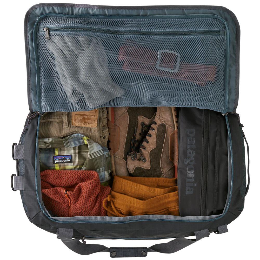 Patagonia Black Hole 55L Duffel Bag (Black w/Black) inside