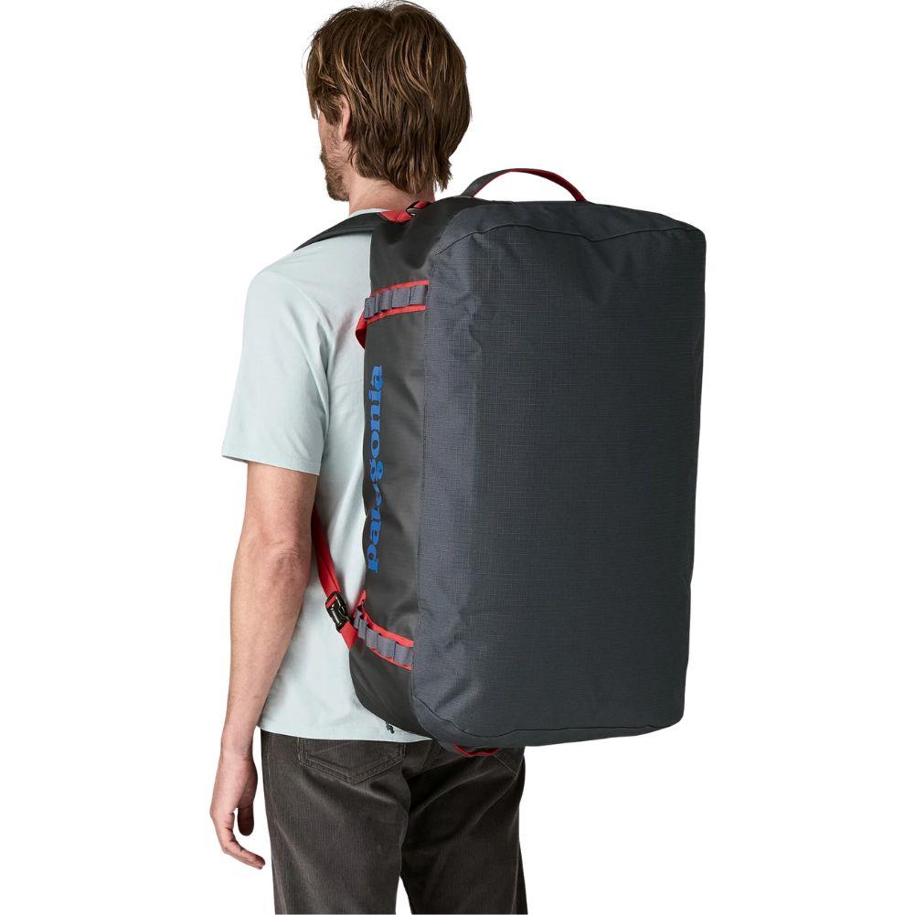 Patagonia Black Hole Duffel Bag 70L (Smolder Blue w/Amanita Red) arry