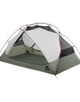 MSR  Elixir 2-Person Backpacking Tent 2026 (Green) inner door open