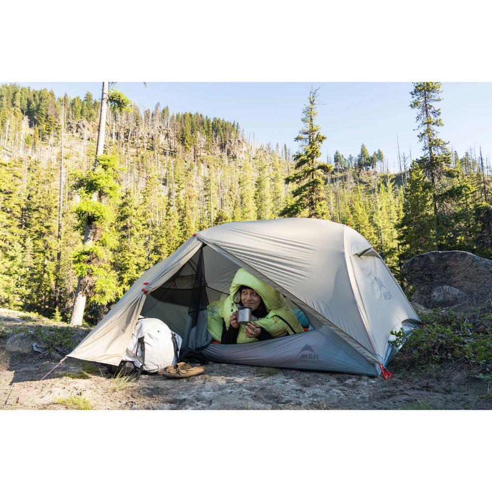 Hubba Hubba LT 1-Person Backpacking Tent (Green) camping